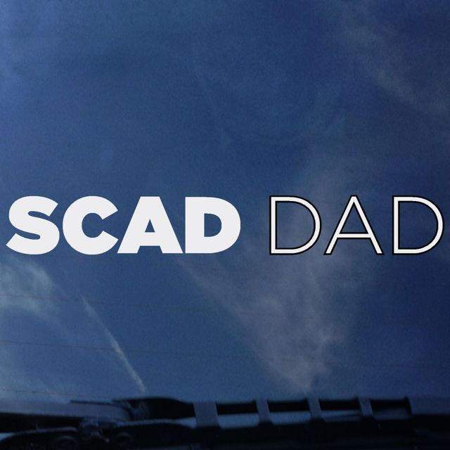 Savannah College of Art and Design Dad Decal Strip