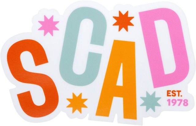 Savannah College of Art and Design 5x3.25 Bumpeer Sticker