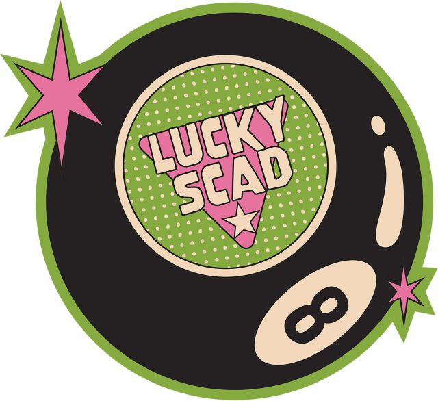 Savannah College of Art and Design Lucky 8 Bumper Sticker