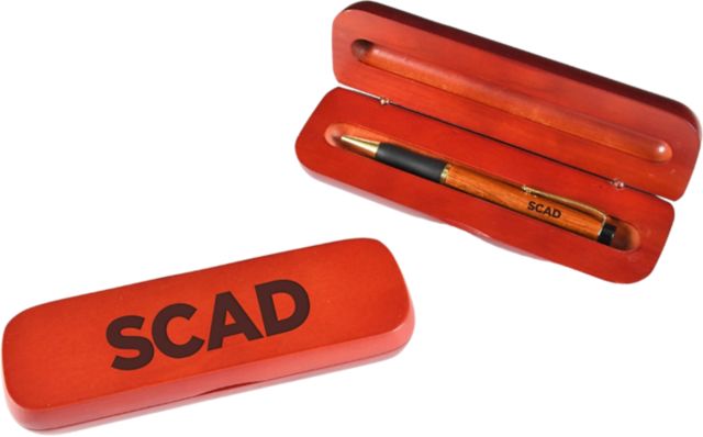 Savannah College of Art and Design Rosewood Pen and Case Set