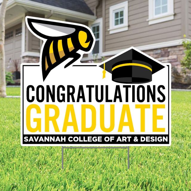 Savannah College of Art and Design Grad Lawn Sign