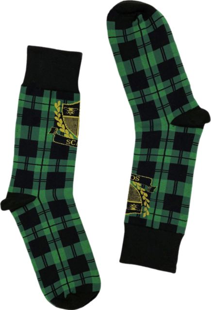 Savannah College of Art and Design Plaid Crest Socks