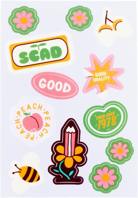 Savannah College of Art and Design Farmers Market Sticker Sheet