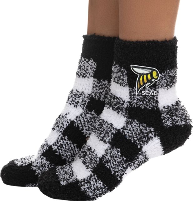 Savannah College of Art and Design Buffalo Check Socks