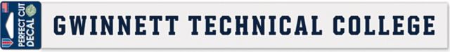 Gwinnett Technical College 2'' x 17'' Perfect Cut Decal