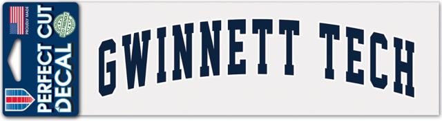 Gwinnett Technical College 3'' x 10'' Perfect Cut Decal