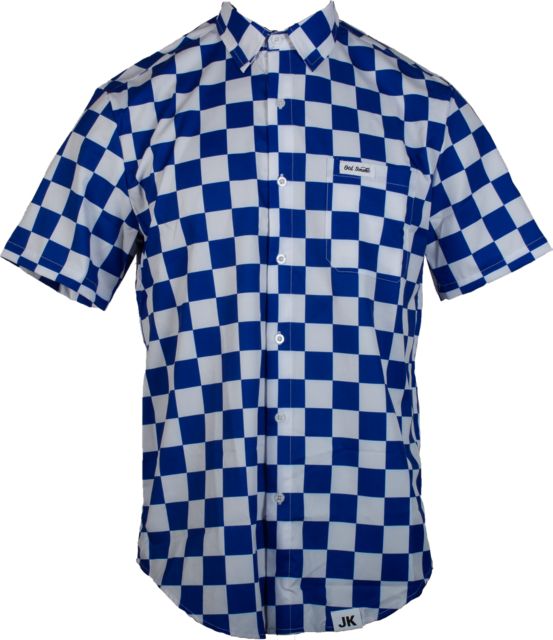 Belmont Stakes Secretariat Checkers JK Button Up
