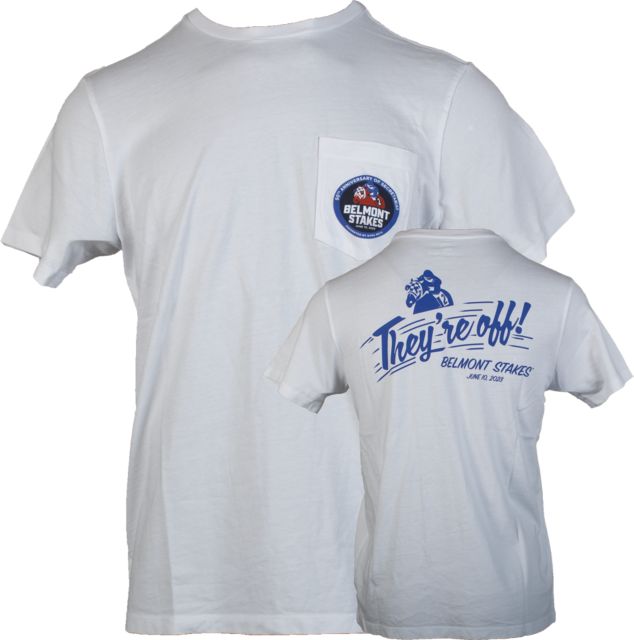 Belmont Stakes 2023 Vineyard Vines Short Sleeve Pocket Tee