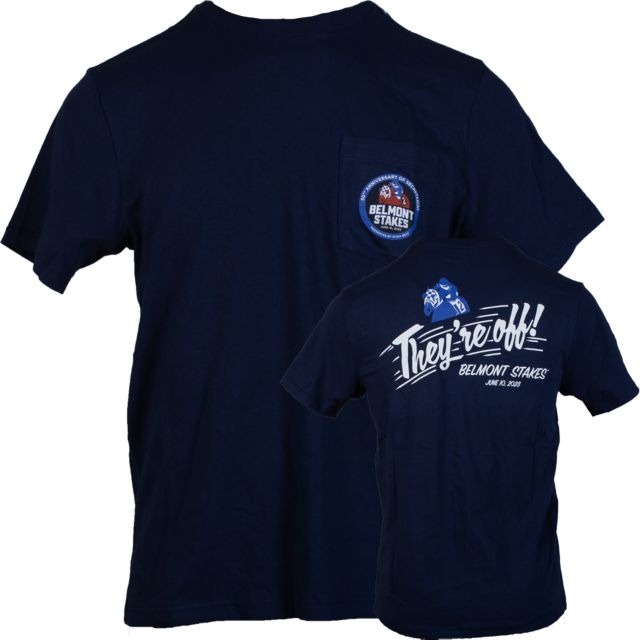 Belmont Stakes 2023 Vineyard Vines Short Sleeve Pocket Tee