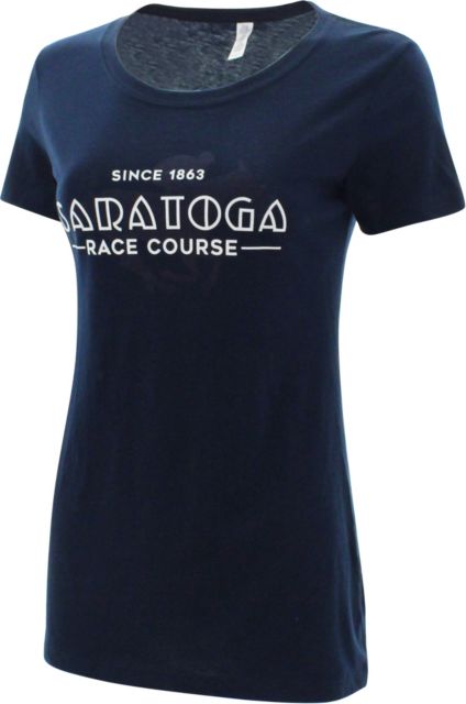 NYRA Saratoga Horse Silhouette Womens Short Sleeve Tee