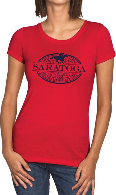 NYRA Saratoga Engraved Womens Short Sleeve Tee