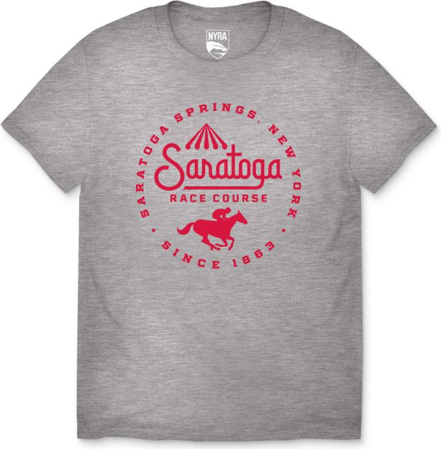 Saratoga Race Course Script Youth Short Sleeve Tee