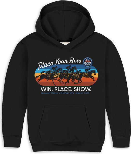Belmont Stakes Place Your Bets Youth Fleece Hoodie-XS