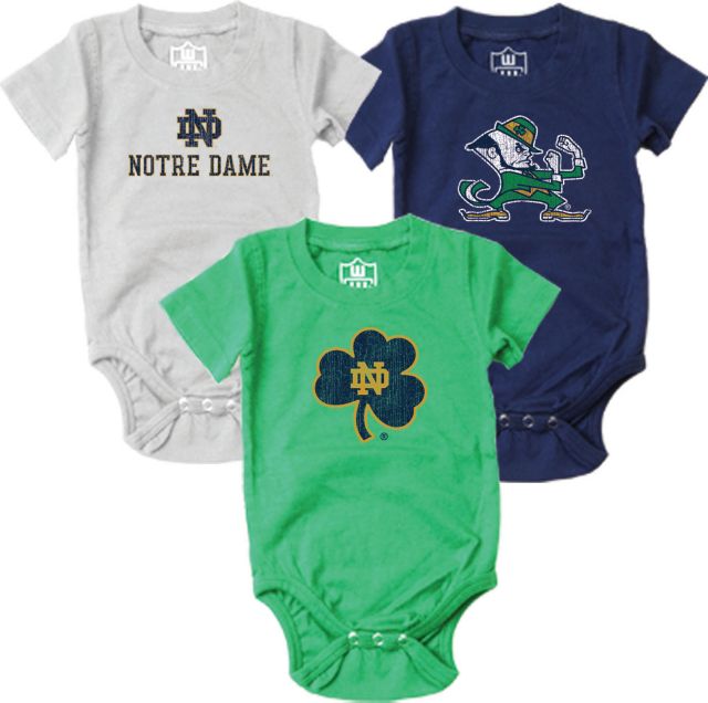 notre dame baby cheerleader outfit