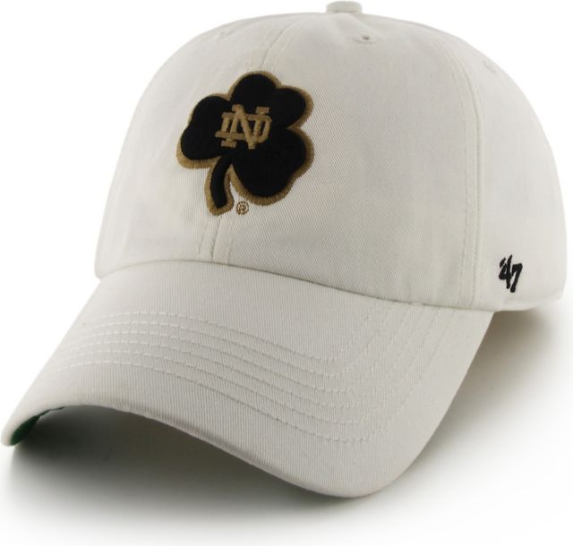 white notre dame hat