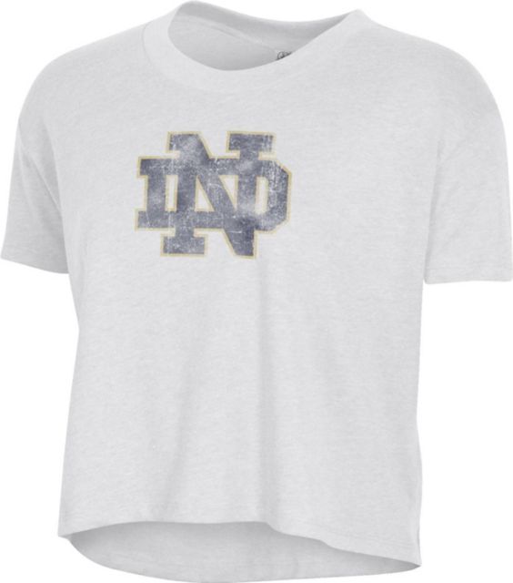 notre dame cropped sweatshirt