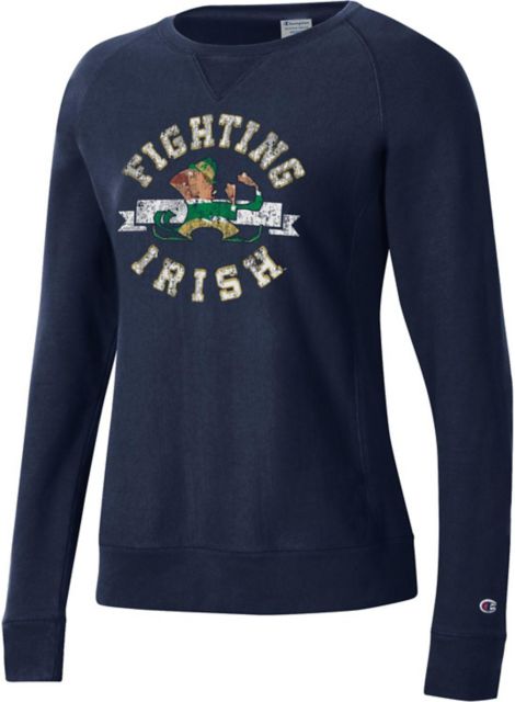women's notre dame crewneck sweatshirt