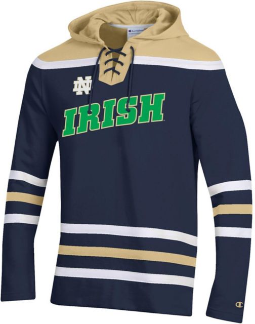 notre dame hockey hooded sweatshirt