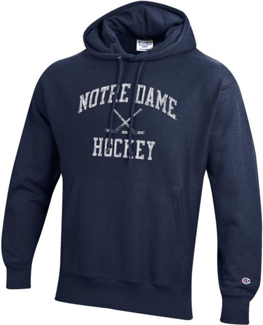 notre dame hockey hooded sweatshirt