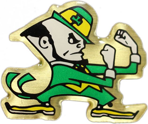 #1 Fan Lapel Pin~Notre Dame~The Leprechaun~ND~NCAA College Football