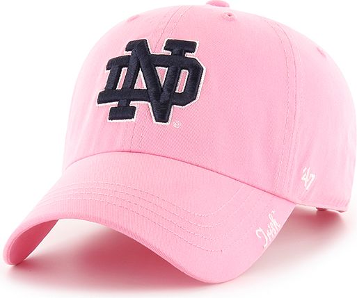 pink notre dame hat