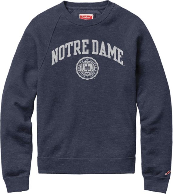 notre dame champion reverse weave sweatshirt