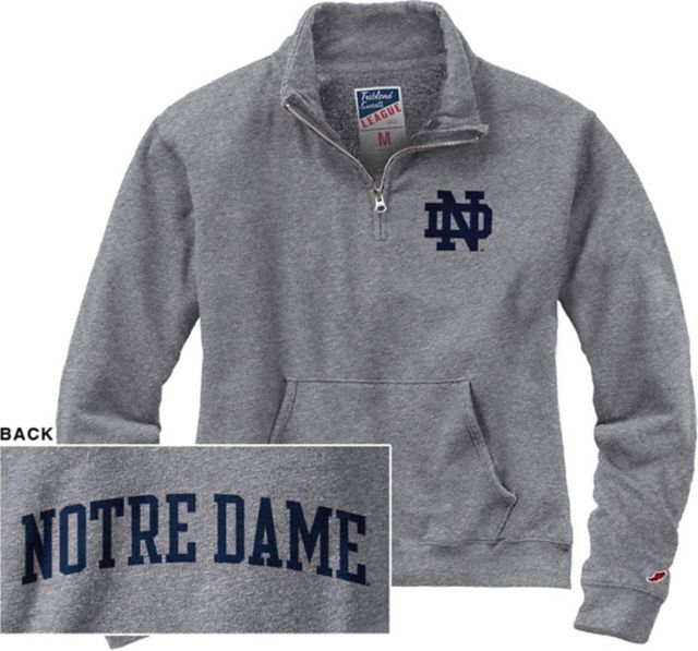 notre dame sherpa pullover