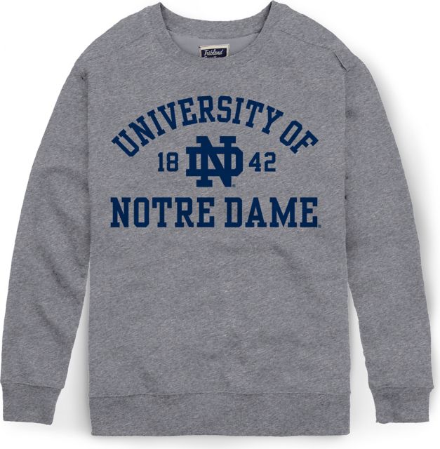 Notre Dame Womens Sweatshirts, Hoodies, Vests & Sweaters