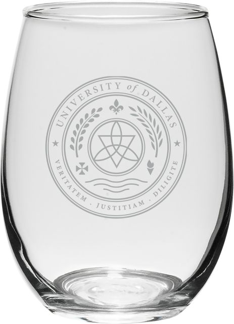 University of Dallas 21 oz. Wine Glass