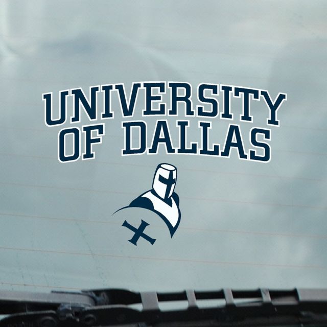 University of Dallas Cling Decal