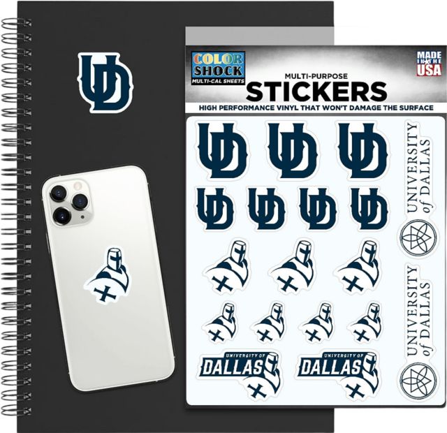 University of Dallas Sticker Sheet