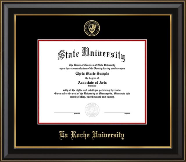 La Roche University Classic Diploma Frame
