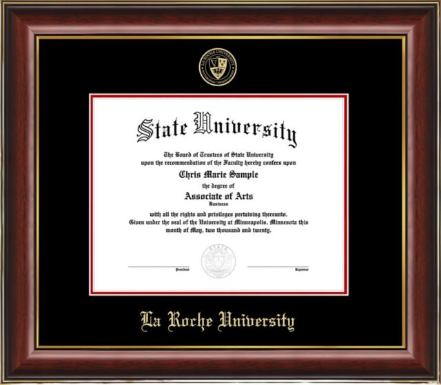 La Roche University Classic Diploma Frame