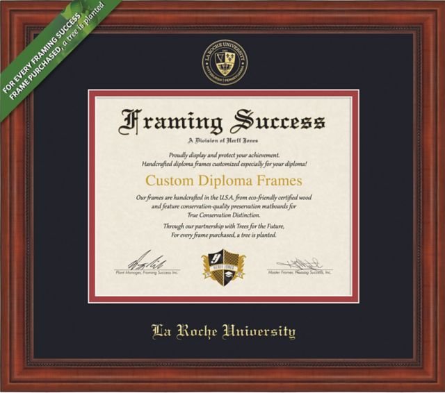 La Roche University Diploma Frame