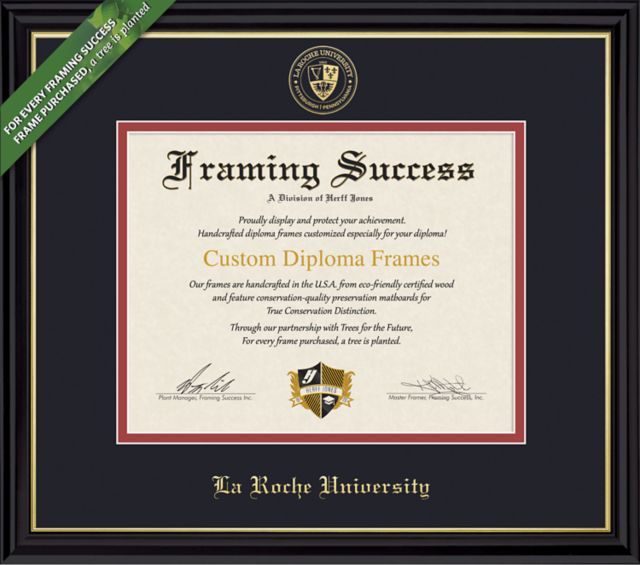 La Roche University Diploma Frame