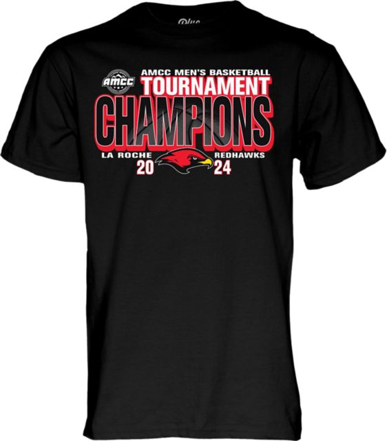 La Roche University Men's Basketball 2024 AMCC Tournament Champions T-Shirt