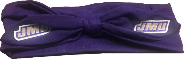 James Madison University Women's Knotted Bow Headband