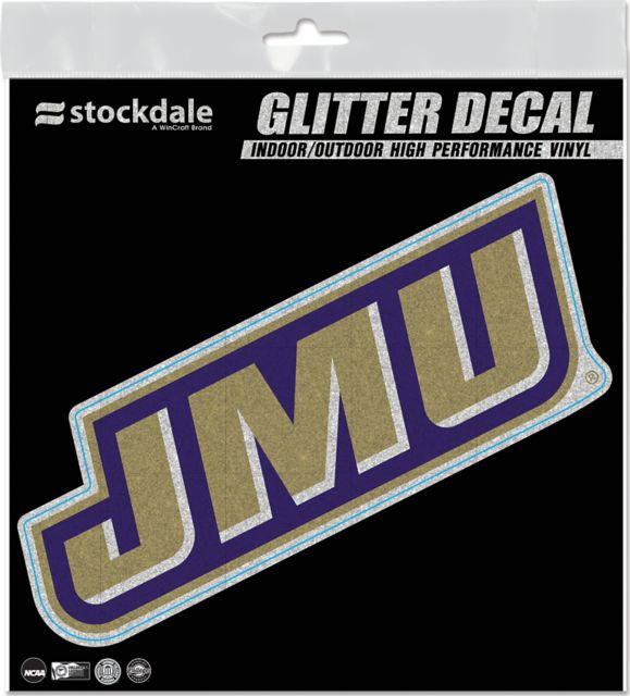 James Madison University 6x6 in. Glitter Decal