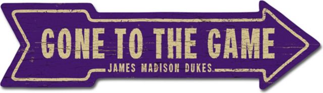 James Madison University Wall Mount Arrow 6.5x24 - ONLINE ONLY