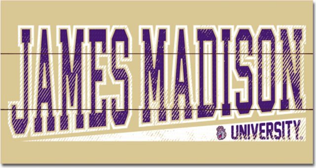 James Madison University 11x20 Wood Plank Sign - ONLINE ONLY