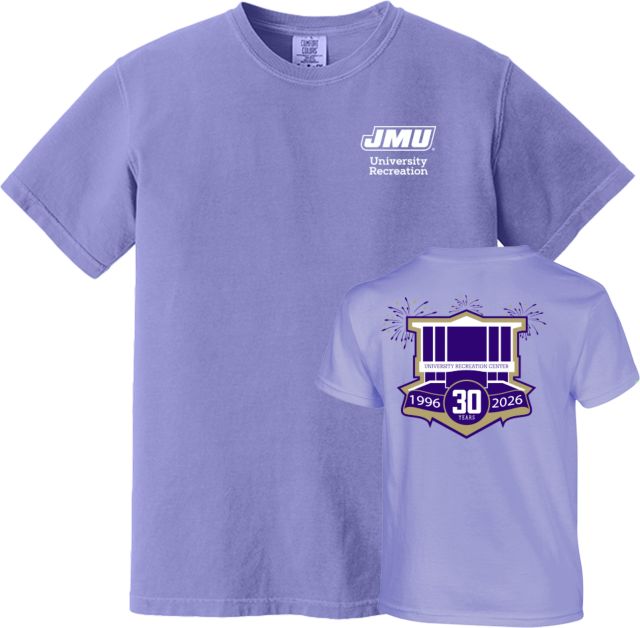 James Madison University University Recreation Center 30th Anniversary Short Sleeve T-Shirt