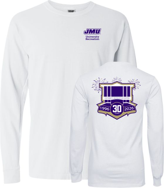 James Madison University University Recreation Center 30th Anniversary Long Sleeve T-Shirt