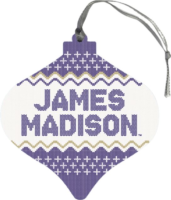 James Madison University Bulb Ornament