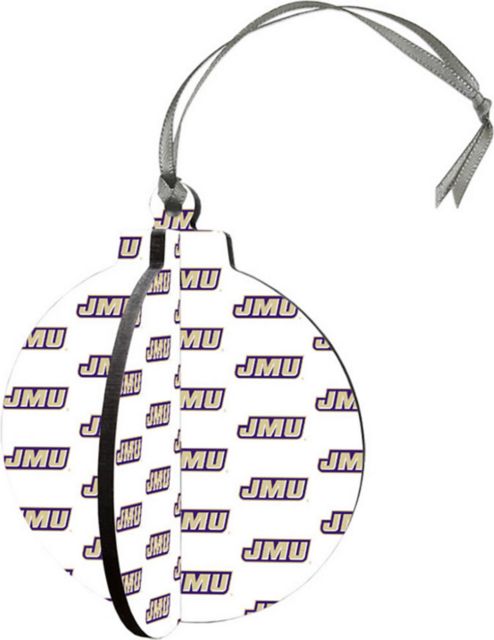 James Madison University 3D Round Ornament