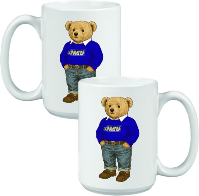 James Madison University 15 oz. Teddy Bear Mug