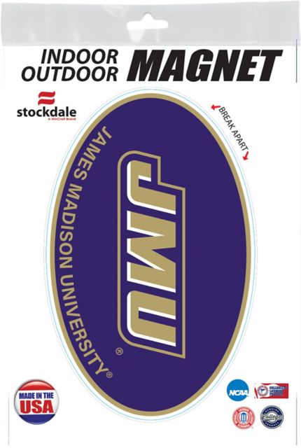 James Madison University 3.5 x 5.5 Oval Magnet