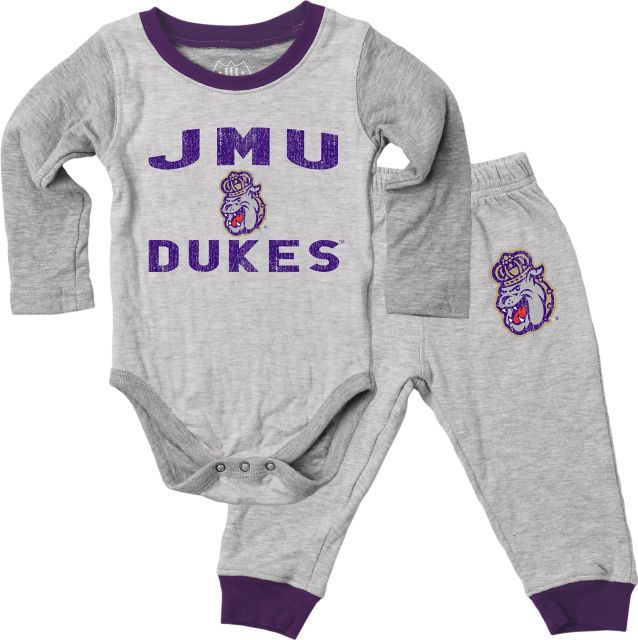James Madison University Dukes Infant Bodysuit & Pant Set