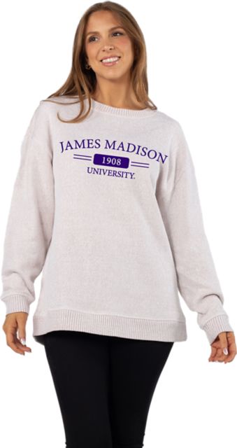 James Madison University Dukes Women's Warmup Crewneck Sweatshirt