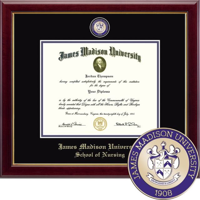 Church Hill Classics Masterpiece Diploma Frame. School of Nursing - ONLINE ONLY
