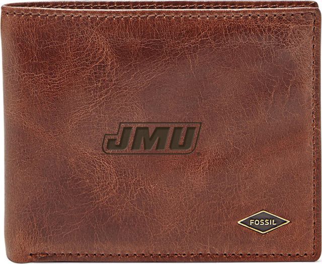 Fossil Leather Ryan RFID Flip ID Bifold - Dark Brown - ONLINE ONLY